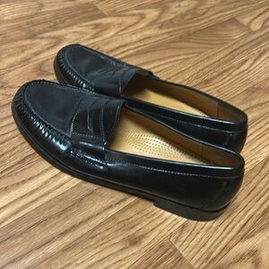 Cole Haan Men’s Black Punch Penny Slip On Loafer SZ 12 D